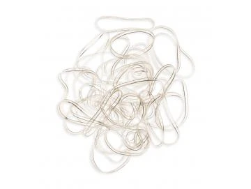 Trasparentes Gummihaarband, groß