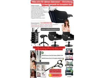 Salonstart – Einrichtung & Haarkosmetik im Komplett-Set
