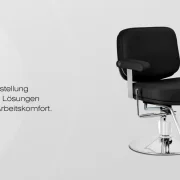 Coiffeurstuhl Ortega Marina schwarz