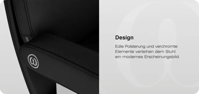 Coiffeurstuhl Ortega Marina schwarz