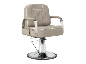 Friseurstuhl Rudolfo – für Coiffeure, Barber & Kosmetik-Beige
