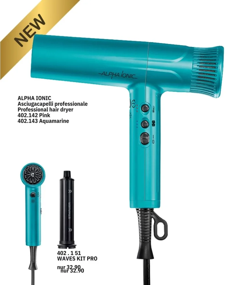 ALPHA IONIC Professioneller Föhn, Haartrockner