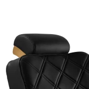 Barberstuhl Leo Gold Schwarz