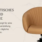 Coiffeur Friseurstuhl Carol – Karamell