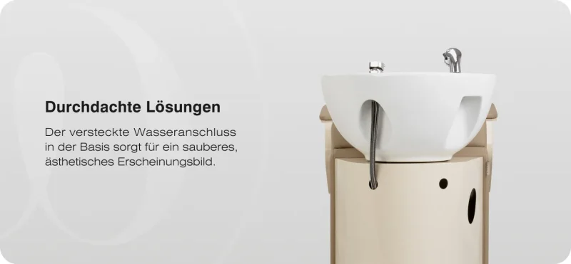 Coiffeur-Friseurwaschbecken Ortega  Marina beige