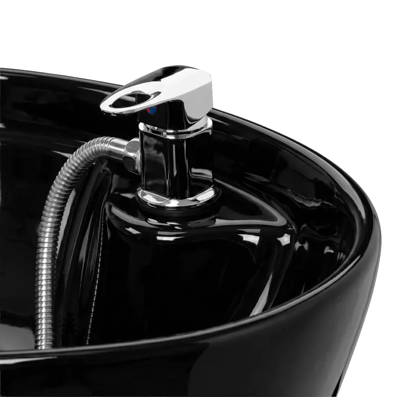 Coiffeur-Friseurwaschbecken Ortega  Marina schwarz