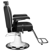 Coiffeur Stuhl + Barberstuhl Frederico schwarz