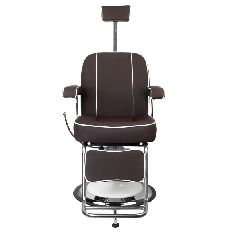 Coiffeur Stuhl + Barberstuhl Frederico braun