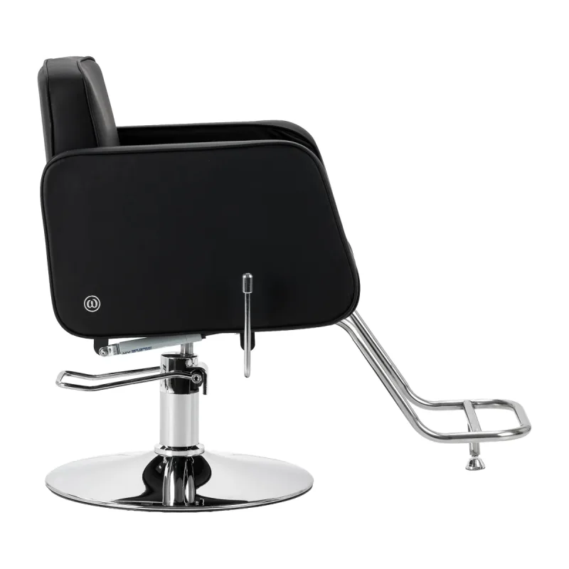 Coiffeurstuhl Arnold bewegliche Rückenlehne schwarz