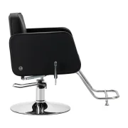 Coiffeurstuhl Arnold bewegliche Rückenlehne schwarz
