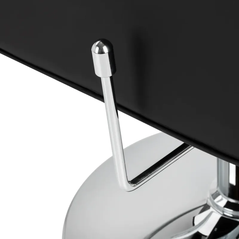 Coiffeurstuhl Arnold bewegliche Rückenlehne schwarz