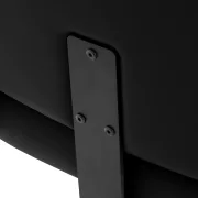 Coiffeurstuhl Arnold bewegliche Rückenlehne schwarz