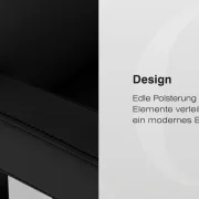 Coiffeurstuhl Lydia schwarz