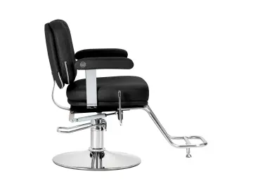 Coiffeurstuhl Ortega bewegliche Rückenlehne Marina schwarz
