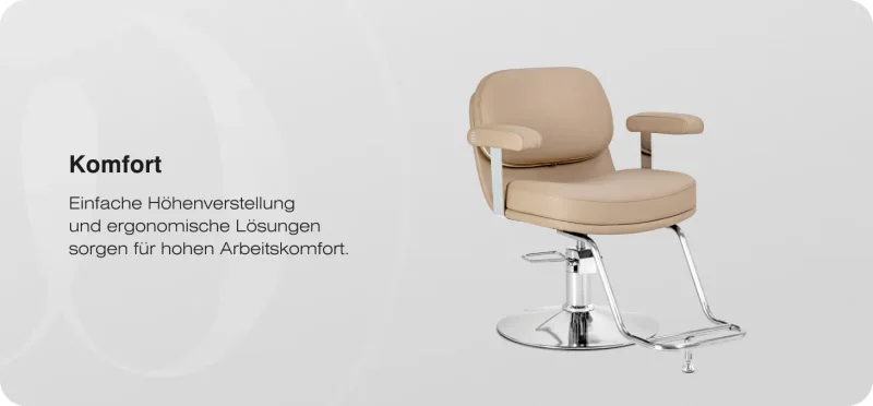 Coiffeurstuhl Ortega Marina beige