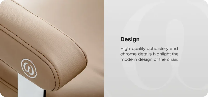 Coiffeurstuhl Ortega bewegliche Rückenlehne Marina  beige