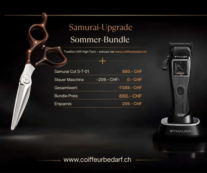 Samurai‑Upgrade: Meisterschere + High‑Tech Maschine – limitiertes Sommer‑Bundle