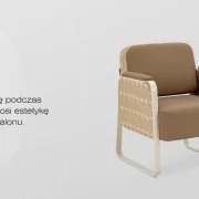 Warte‑Sessel & Waschsitz- Siena – Hellbraun Elegant