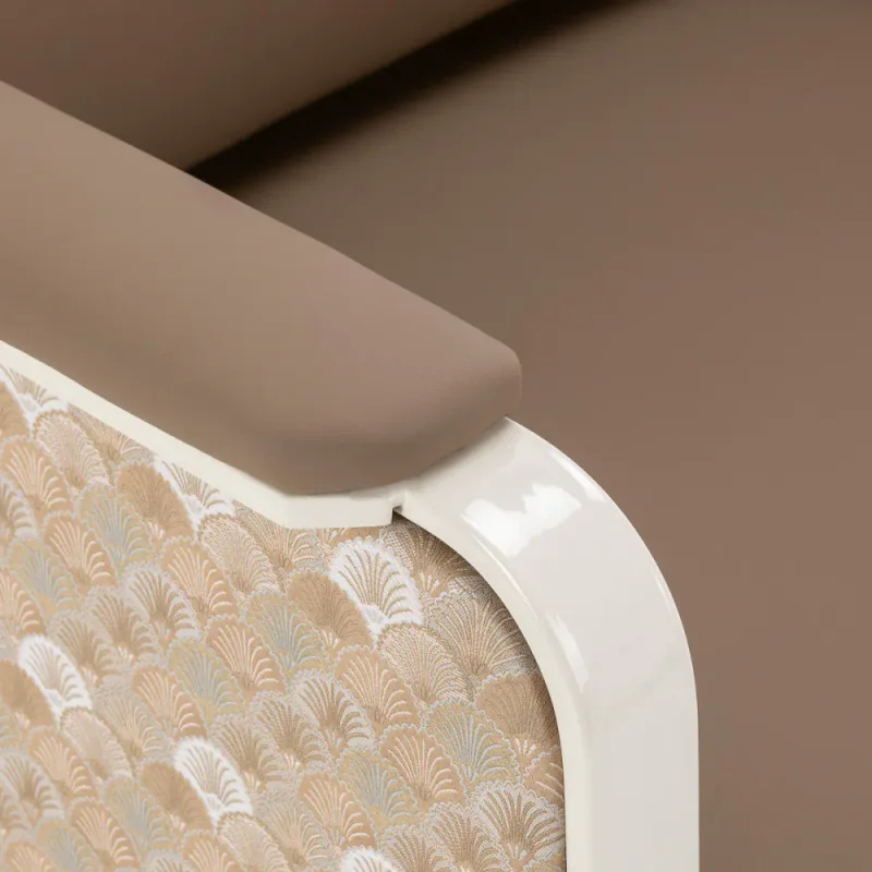 Warte‑Sessel & Waschsitz- Siena – Hellbraun Elegant