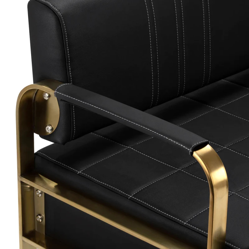 Wartezimmer - Sofa, gold-schwarz