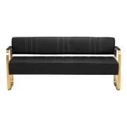 Wartezimmer - Sofa, gold-schwarz