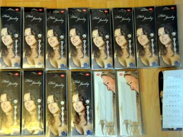 Haar-Diamanten, Edelsteine BIG 5 Reihen 14 Stück