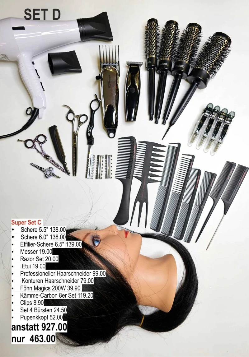 Set D, Coiffeure, Barber, Lernende