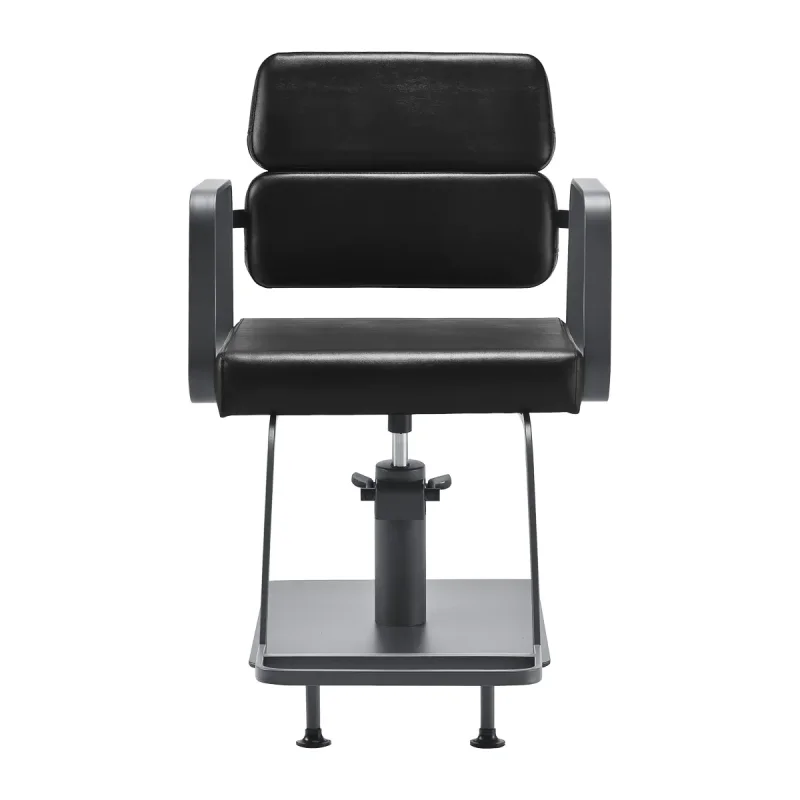 Coiffeur Friseur-stuhl Portas schwarz-graues Gestell