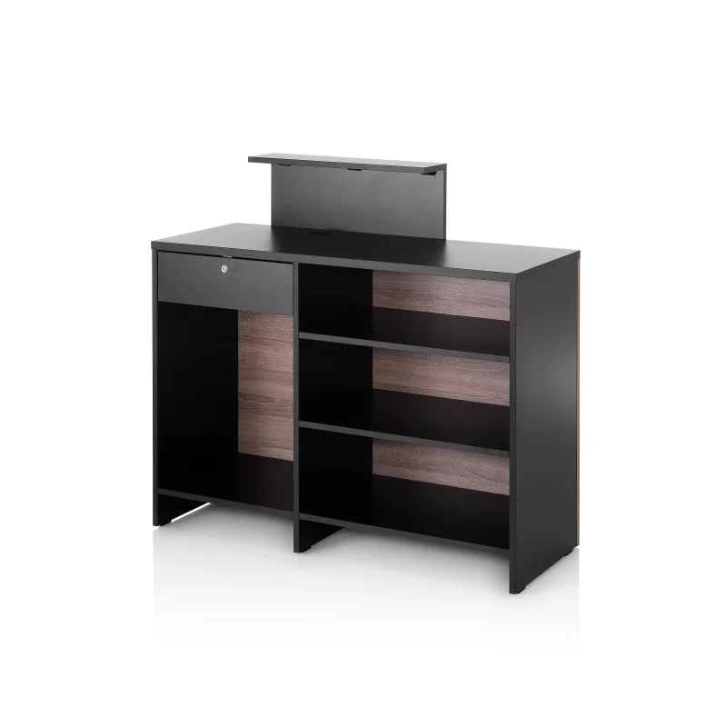 VISTA CONSOLLE BLACK & OAK