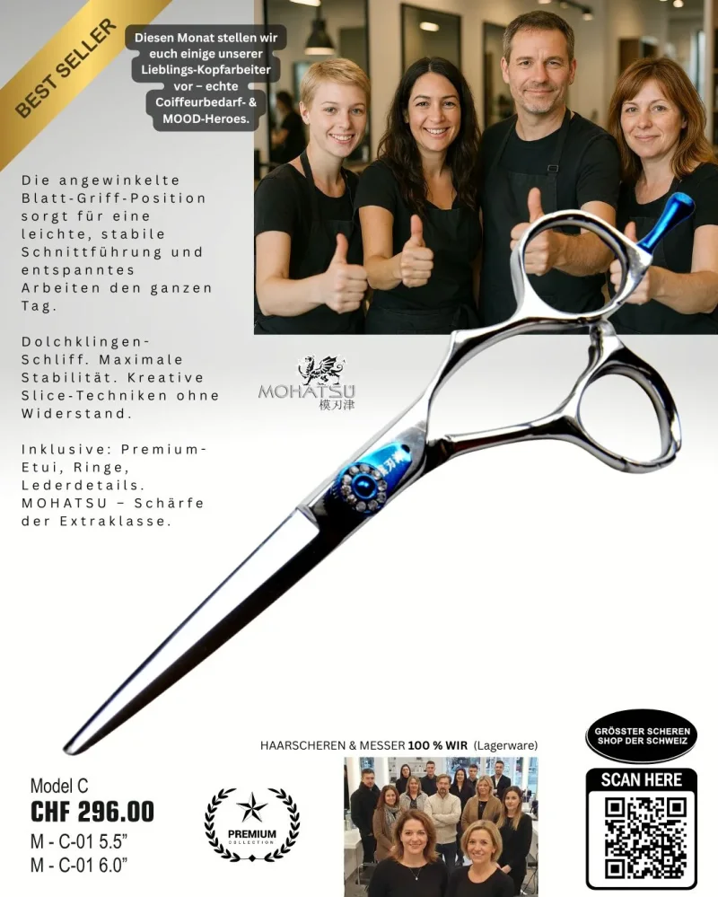Mohatsu C-01, 5.5" + 6.0" Haarschere