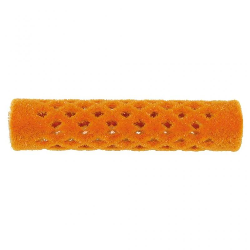 Metallwickler beflockt, 13mm orange