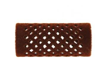 Metallwickler beflockt,28mm, braun