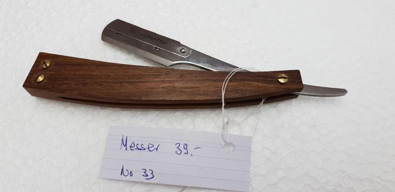 Model Prototyp 33 Holz Rasier-Messer