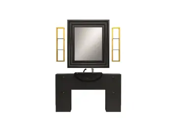 BACKINBLACK 2 Plätze Herren Vorwärts Frisierplatz