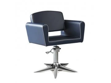BLUESCHAIR, Friseurstuhl mit feststellbarer Hydraulikpumpe und PARROT
