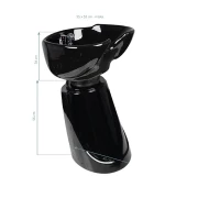 Coiffeur Friseur Waschbecken mt-A-20 schwarz