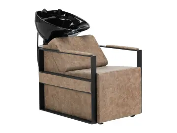 Coiffeur-Friseur Waschnlage Modern braun-beige