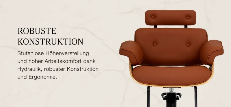 Coiffeur Friseurstuhl Florena Braun