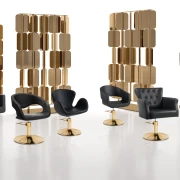 Coiffeur-Friseurstuhl PARIS GOLD