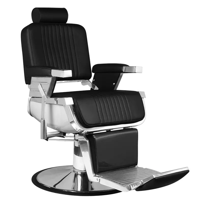 Coiffeur Stuhl + Barberstuhl 50s Retro