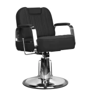 Coiffeur Stuhl + Barberstuhl Ramon schwarz