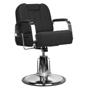 Coiffeur Stuhl + Barberstuhl Ramon schwarz