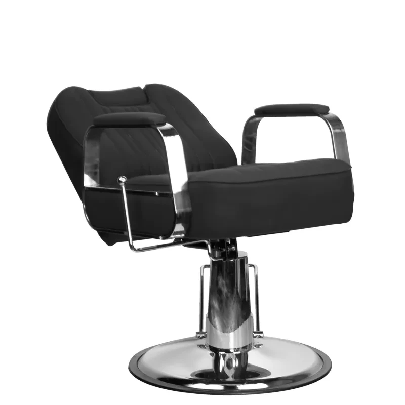 Coiffeur Stuhl + Barberstuhl Ramon schwarz