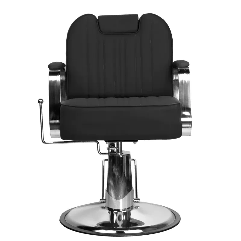 Coiffeur Stuhl + Barberstuhl Ramon schwarz