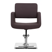 Coiffeur Stuhl Helumt braun