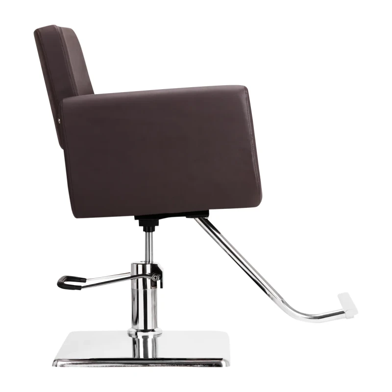 Coiffeur Stuhl Helumt braun