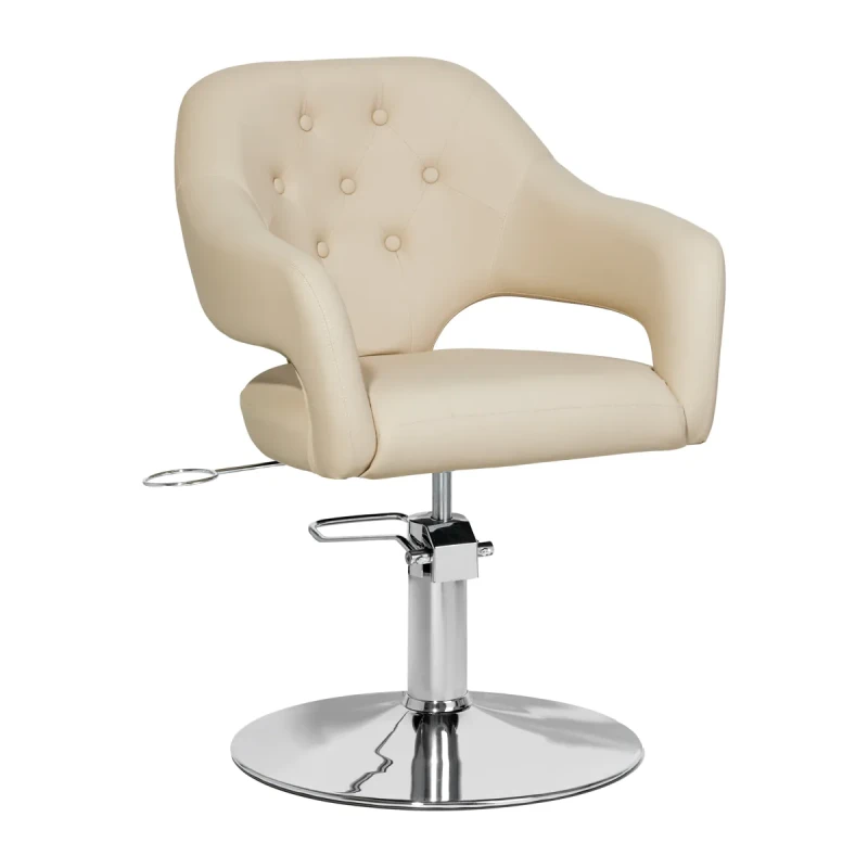 Coiffeurstuhl-Friseurstuhl Budget 2 beige