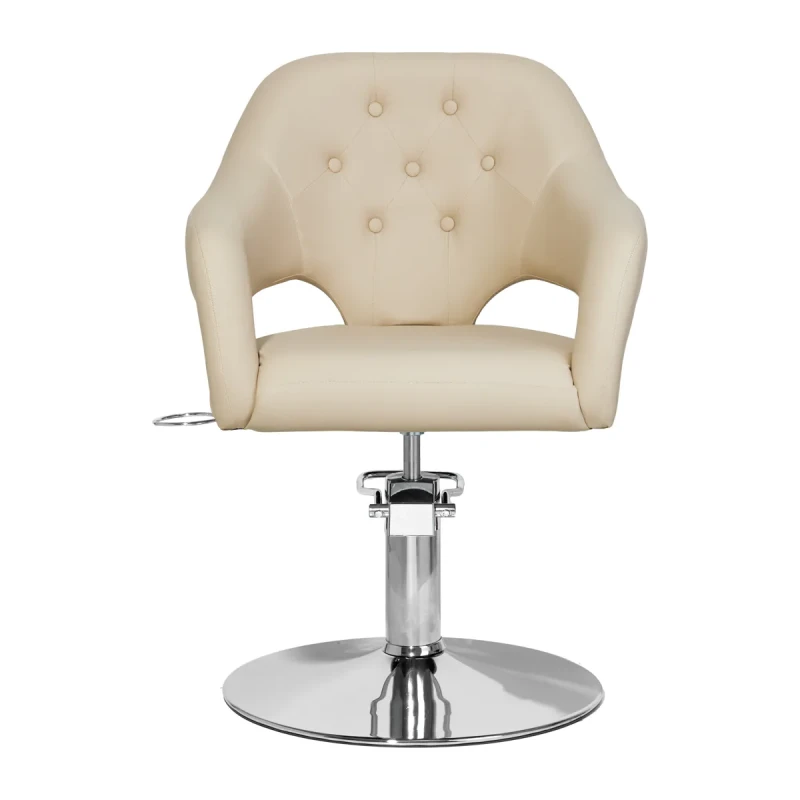 Coiffeurstuhl-Friseurstuhl Budget 2 beige