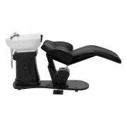 Elektrische Coiffeur-Friseurwaschanlage Super Comfort black