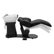 Elektrische Coiffeur-Friseurwaschanlage Super Comfort black